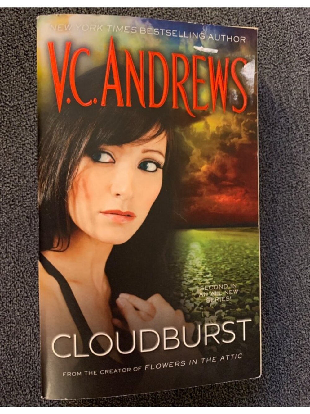 V.C. Andrews "Cloudburst" Paperback Book